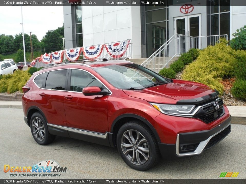 2020 Honda CR-V Touring AWD Radiant Red Metallic / Gray Photo #1