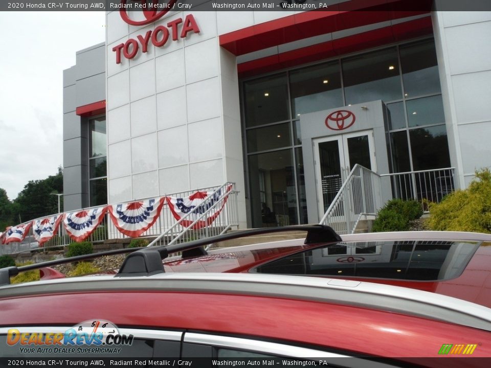 2020 Honda CR-V Touring AWD Radiant Red Metallic / Gray Photo #3