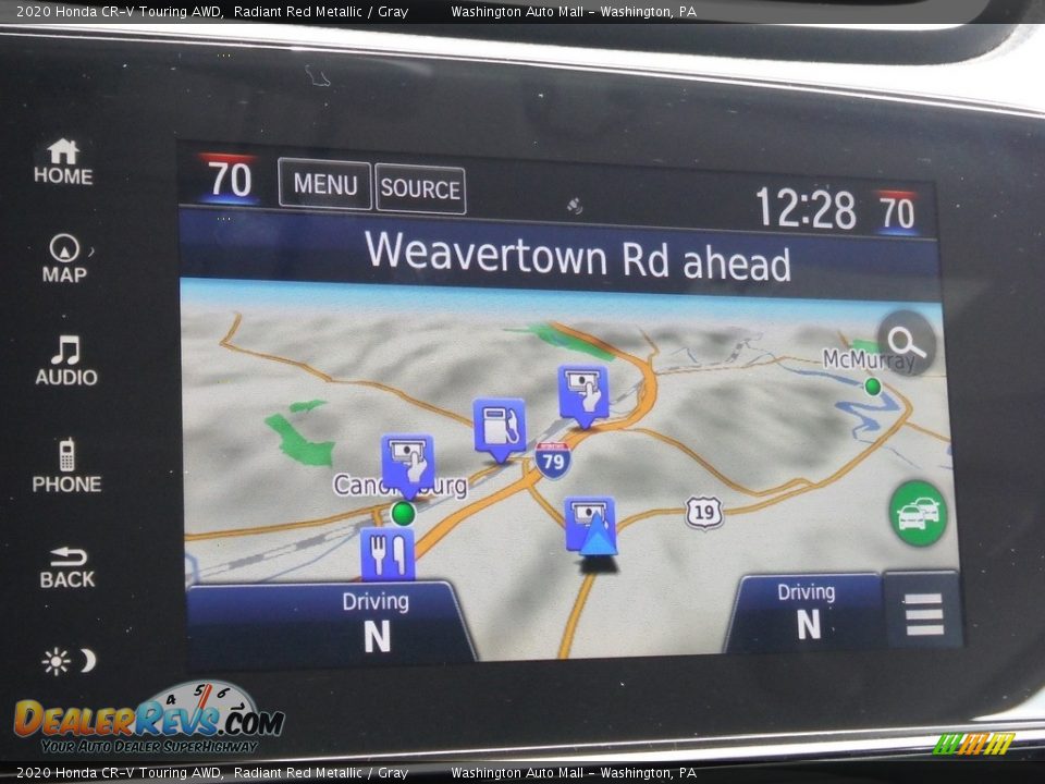 2020 Honda CR-V Touring AWD Radiant Red Metallic / Gray Photo #5