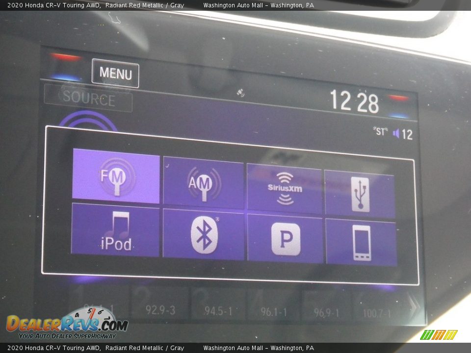 2020 Honda CR-V Touring AWD Radiant Red Metallic / Gray Photo #7