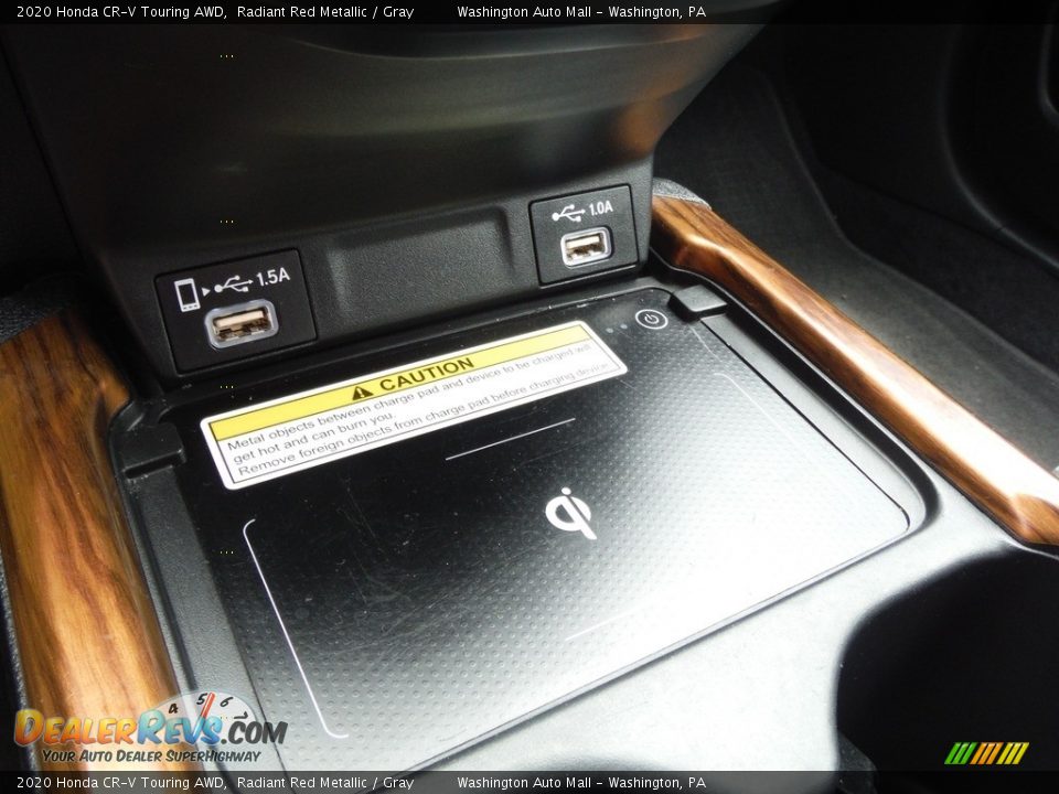 2020 Honda CR-V Touring AWD Radiant Red Metallic / Gray Photo #10