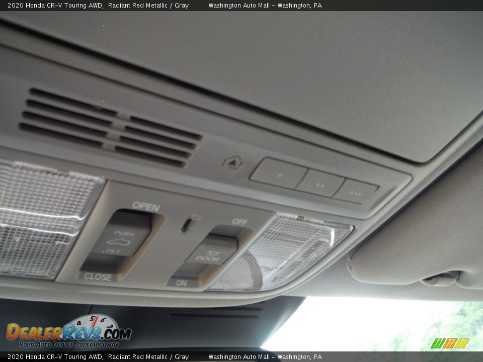 2020 Honda CR-V Touring AWD Radiant Red Metallic / Gray Photo #11