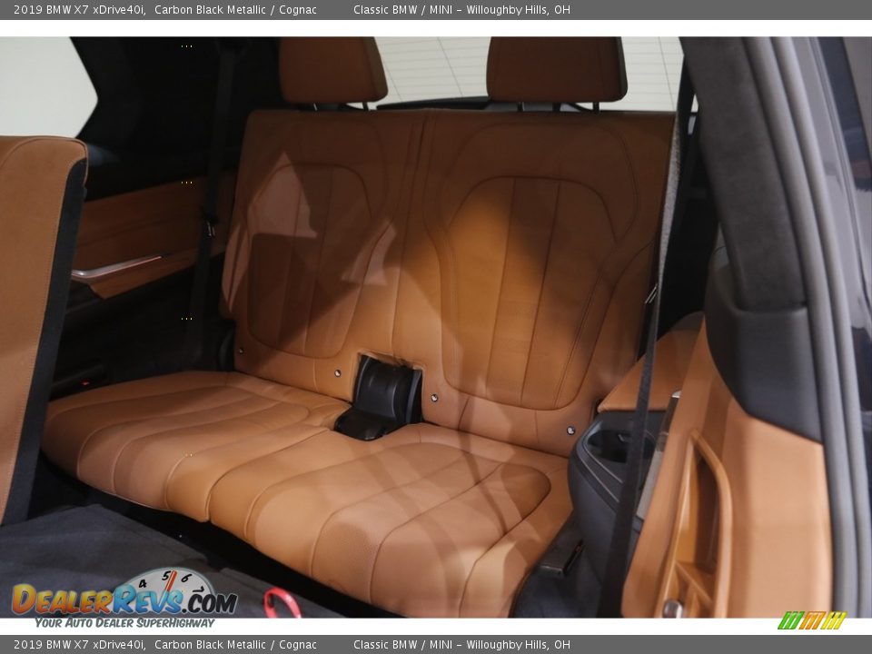 2019 BMW X7 xDrive40i Carbon Black Metallic / Cognac Photo #21