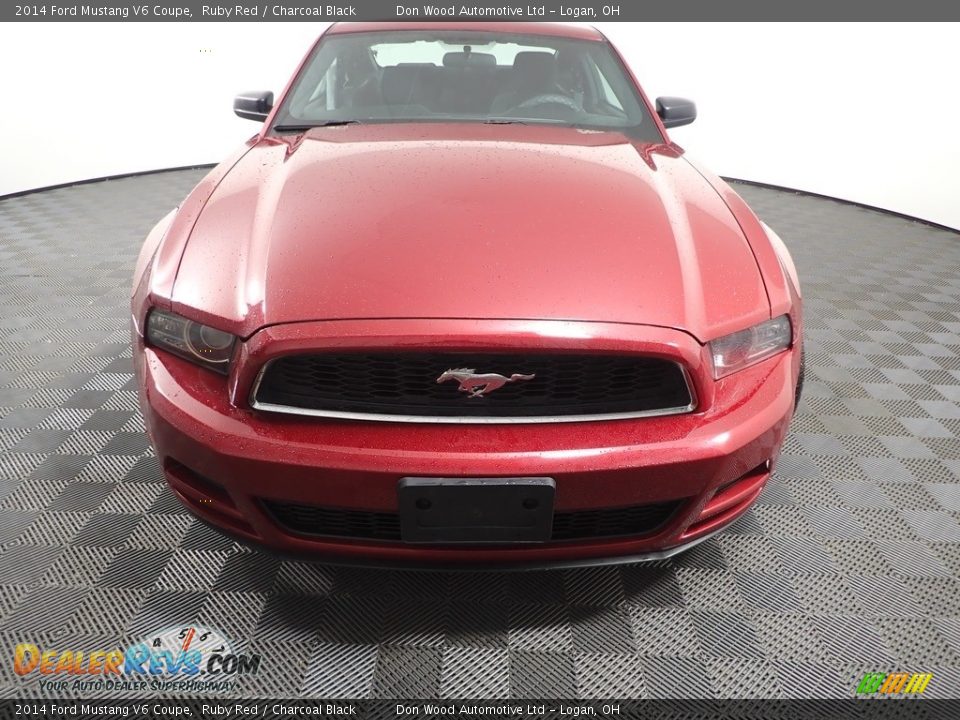 2014 Ford Mustang V6 Coupe Ruby Red / Charcoal Black Photo #2