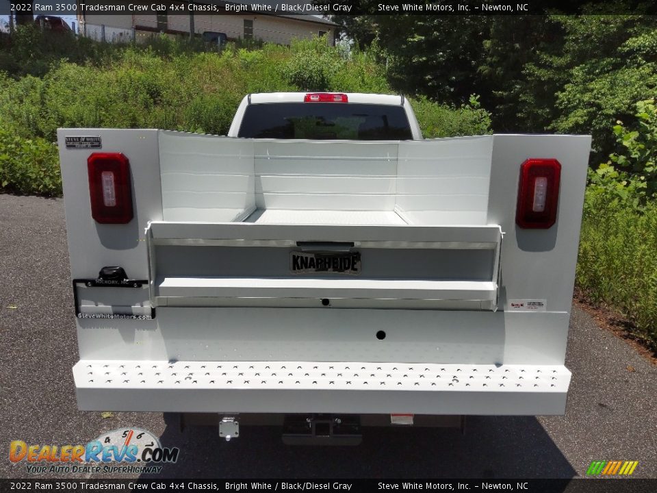 2022 Ram 3500 Tradesman Crew Cab 4x4 Chassis Bright White / Black/Diesel Gray Photo #8