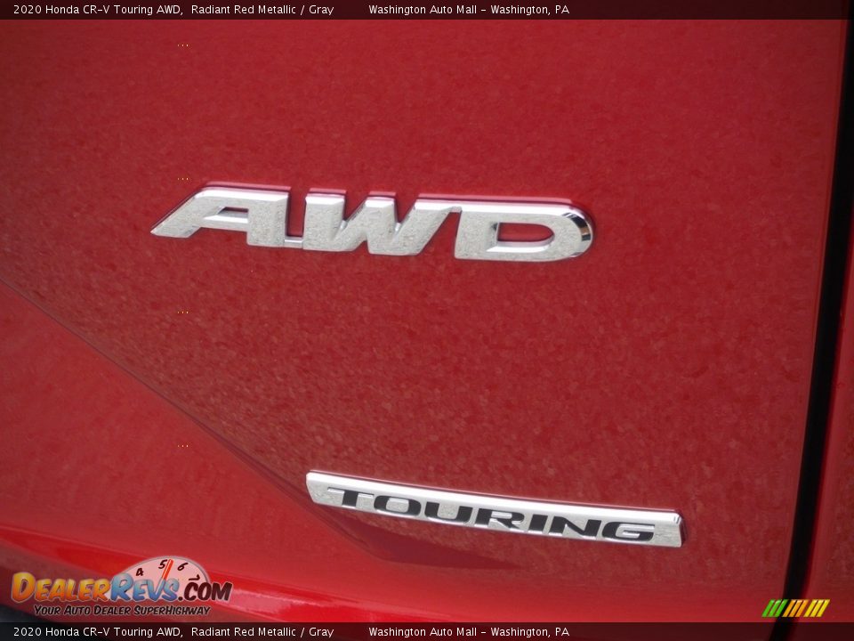 2020 Honda CR-V Touring AWD Radiant Red Metallic / Gray Photo #19