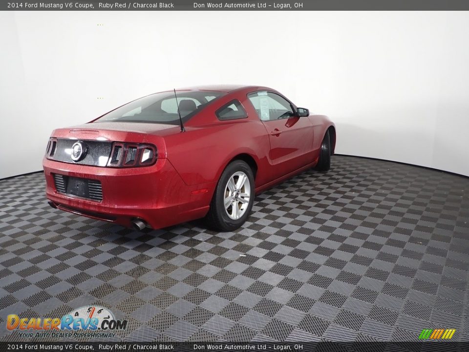 2014 Ford Mustang V6 Coupe Ruby Red / Charcoal Black Photo #8