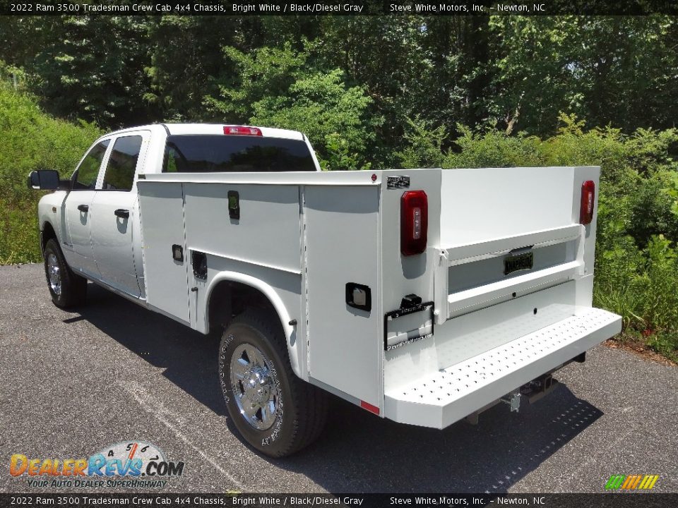 2022 Ram 3500 Tradesman Crew Cab 4x4 Chassis Bright White / Black/Diesel Gray Photo #10