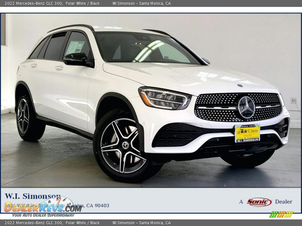 2022 Mercedes-Benz GLC 300 Polar White / Black Photo #1