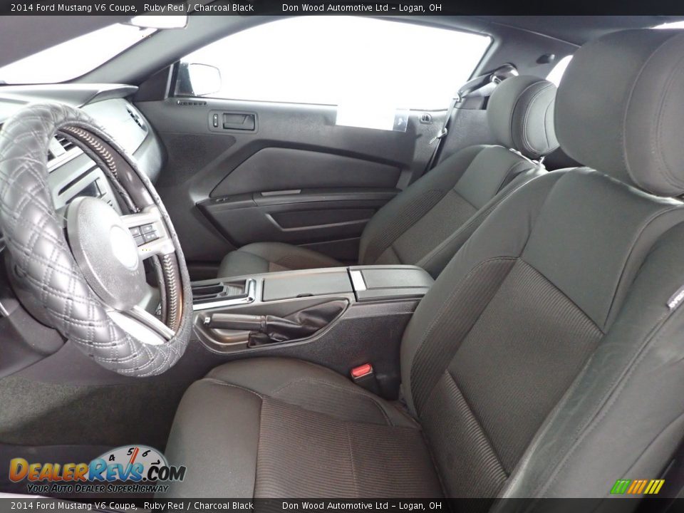 2014 Ford Mustang V6 Coupe Ruby Red / Charcoal Black Photo #12