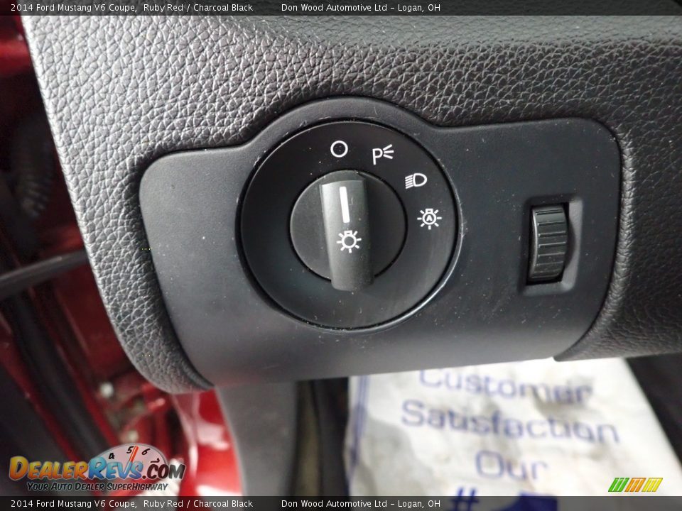 2014 Ford Mustang V6 Coupe Ruby Red / Charcoal Black Photo #13