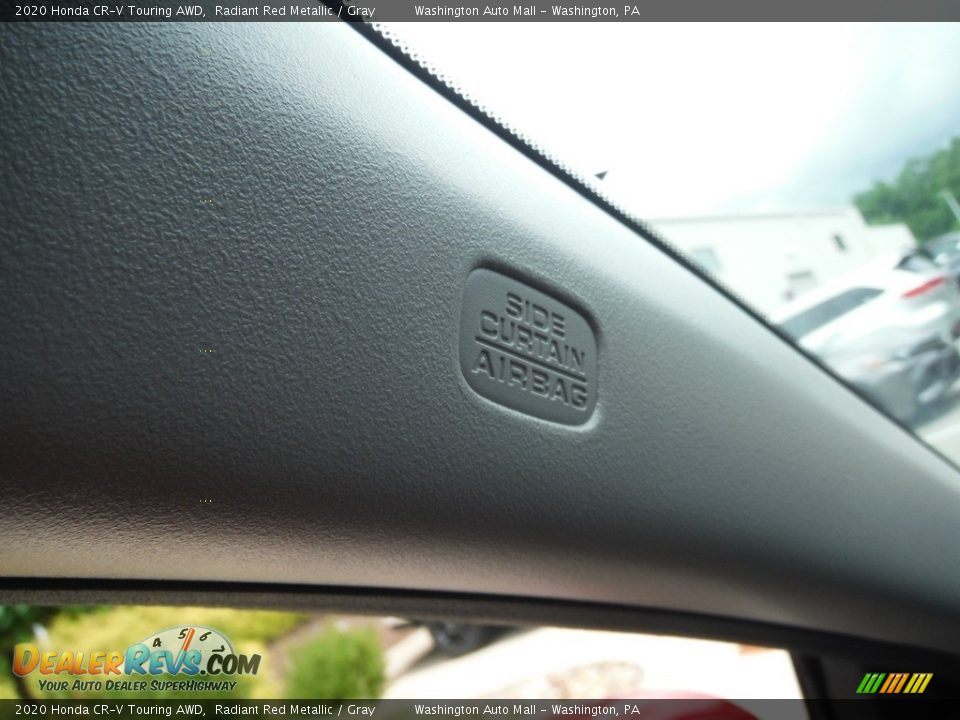 2020 Honda CR-V Touring AWD Radiant Red Metallic / Gray Photo #25