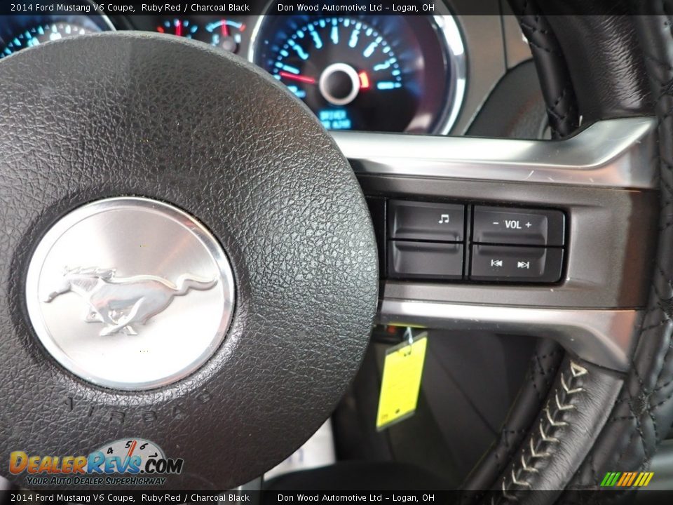 2014 Ford Mustang V6 Coupe Ruby Red / Charcoal Black Photo #15