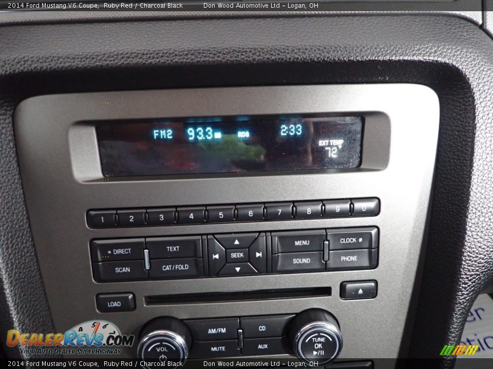 2014 Ford Mustang V6 Coupe Ruby Red / Charcoal Black Photo #17