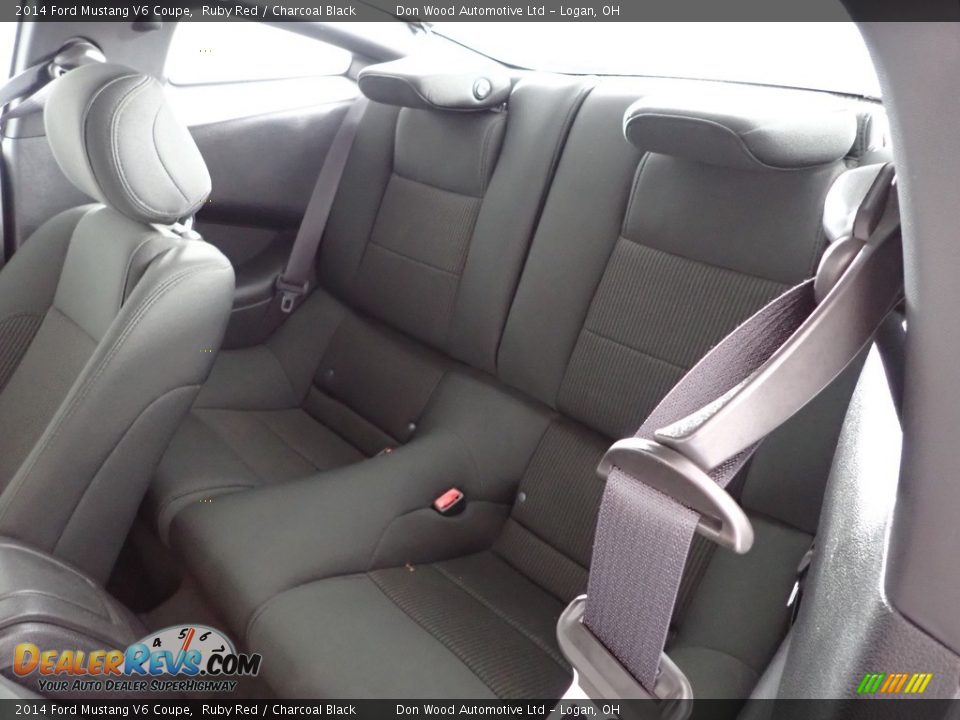 2014 Ford Mustang V6 Coupe Ruby Red / Charcoal Black Photo #21