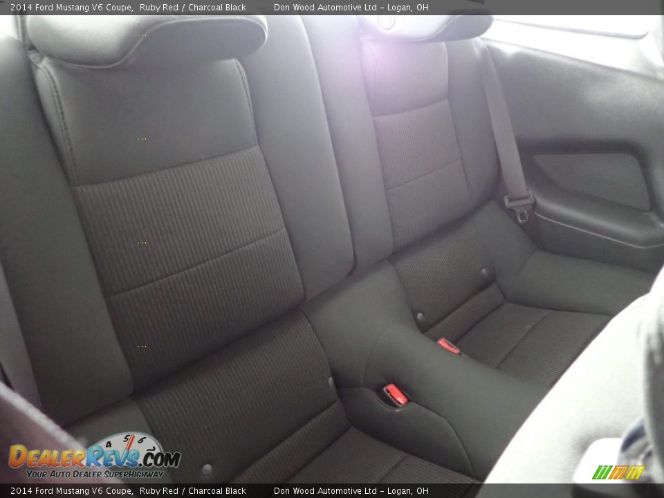 2014 Ford Mustang V6 Coupe Ruby Red / Charcoal Black Photo #24