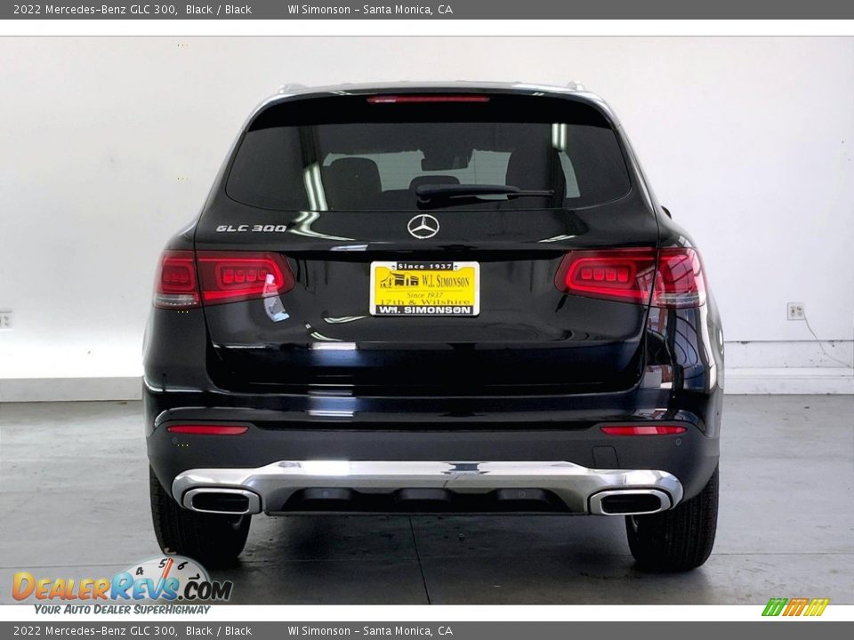 2022 Mercedes-Benz GLC 300 Black / Black Photo #3