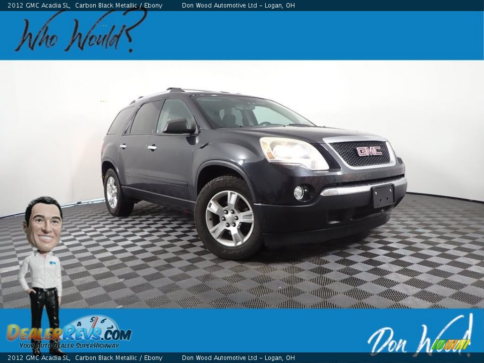 2012 GMC Acadia SL Carbon Black Metallic / Ebony Photo #1