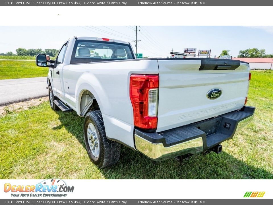 2018 Ford F350 Super Duty XL Crew Cab 4x4 Oxford White / Earth Gray Photo #6
