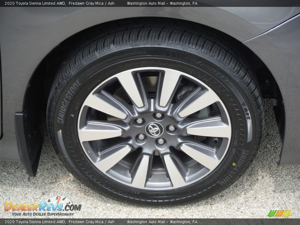 2020 Toyota Sienna Limited AWD Predawn Gray Mica / Ash Photo #6