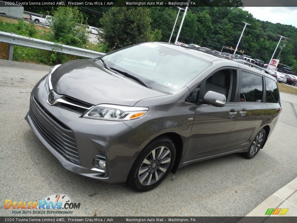 2020 Toyota Sienna Limited AWD Predawn Gray Mica / Ash Photo #8