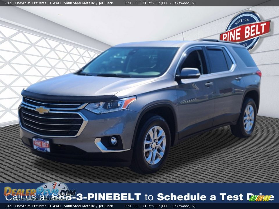 2020 Chevrolet Traverse LT AWD Satin Steel Metallic / Jet Black Photo #1