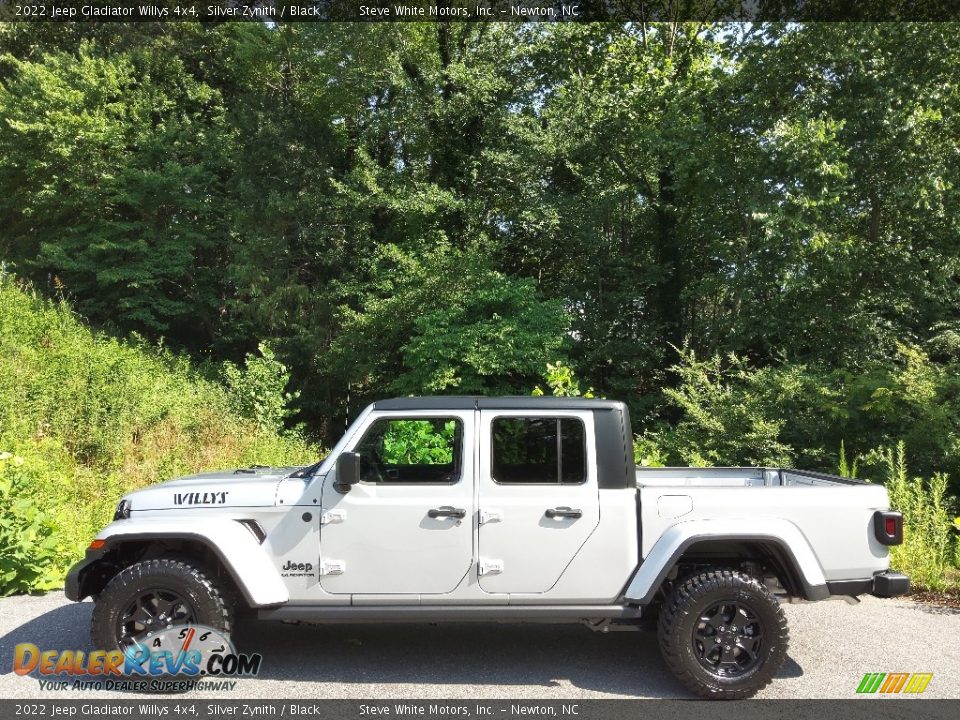 2022 Jeep Gladiator Willys 4x4 Silver Zynith / Black Photo #1