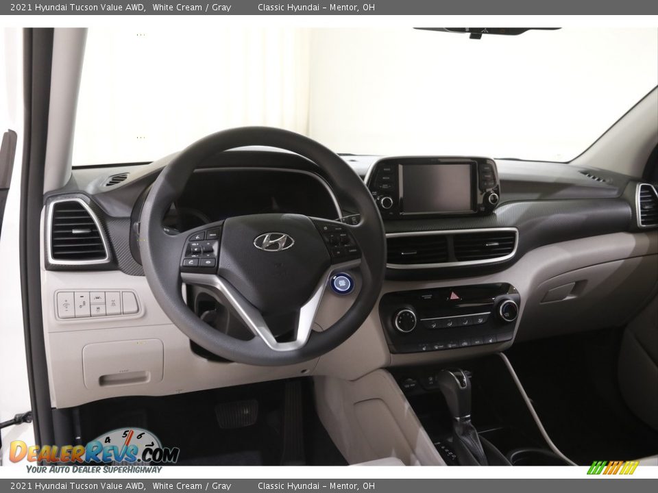 2021 Hyundai Tucson Value AWD White Cream / Gray Photo #6