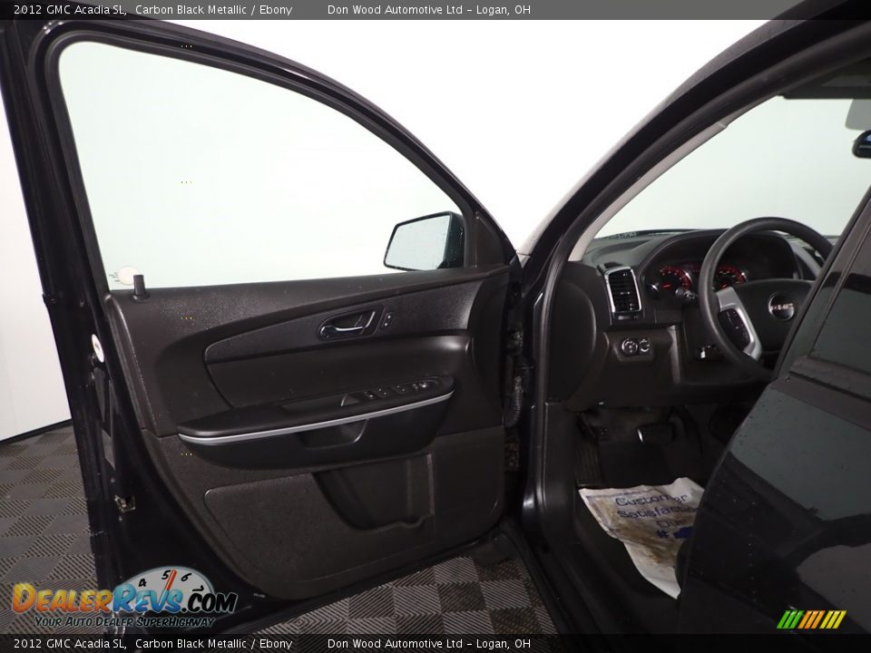 2012 GMC Acadia SL Carbon Black Metallic / Ebony Photo #9