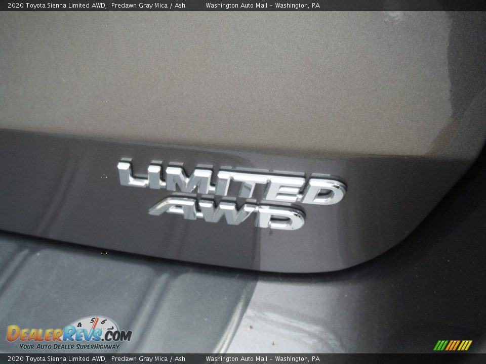 2020 Toyota Sienna Limited AWD Predawn Gray Mica / Ash Photo #13