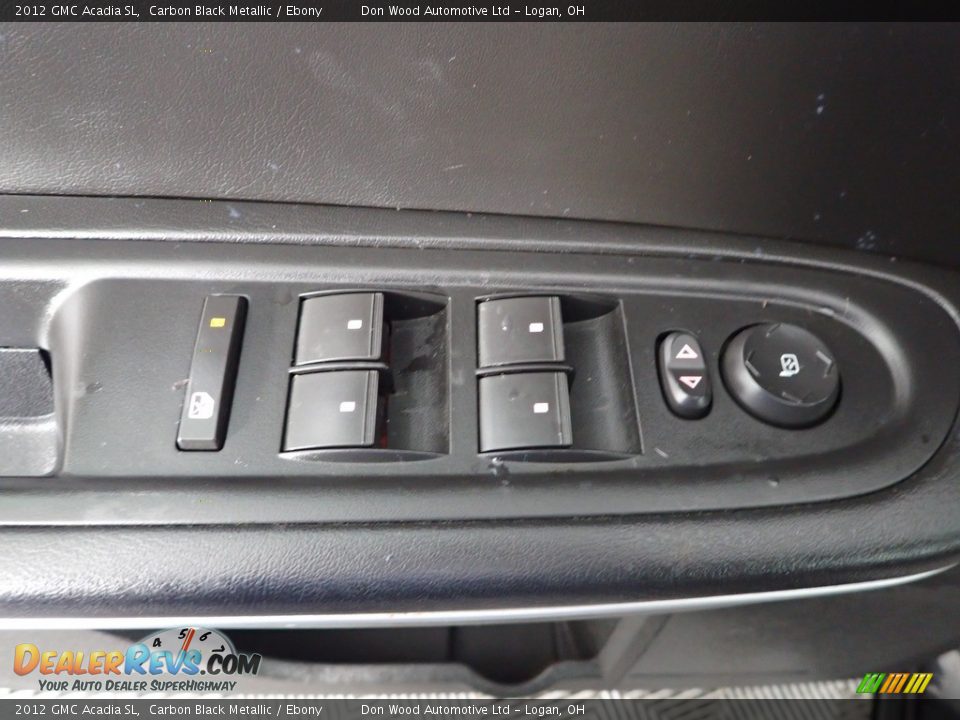2012 GMC Acadia SL Carbon Black Metallic / Ebony Photo #10