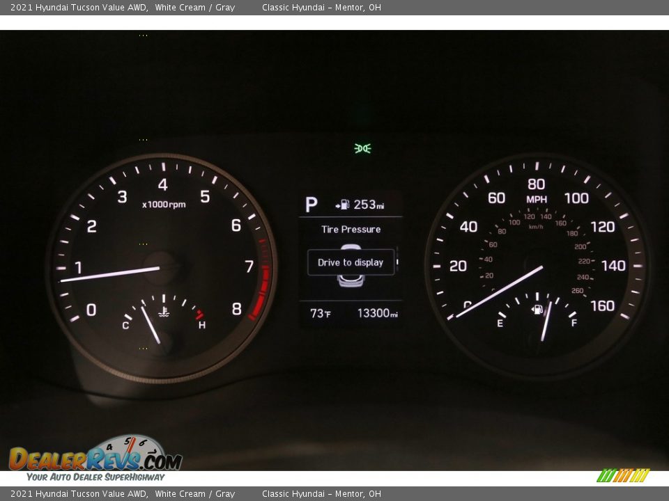 2021 Hyundai Tucson Value AWD White Cream / Gray Photo #8