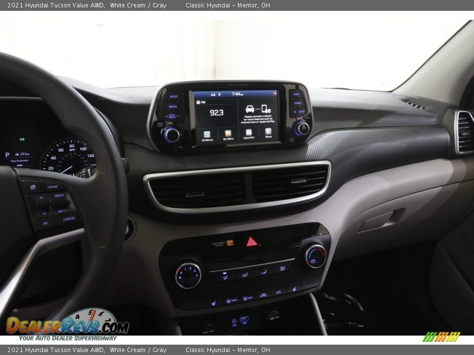 2021 Hyundai Tucson Value AWD White Cream / Gray Photo #9