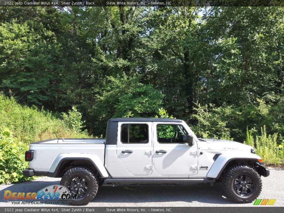 2022 Jeep Gladiator Willys 4x4 Silver Zynith / Black Photo #5