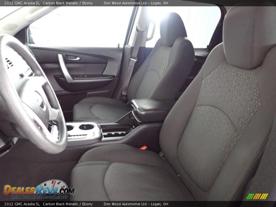 2012 GMC Acadia SL Carbon Black Metallic / Ebony Photo #12