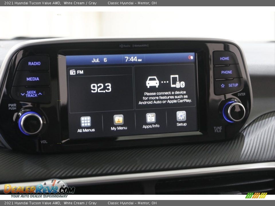 2021 Hyundai Tucson Value AWD White Cream / Gray Photo #10