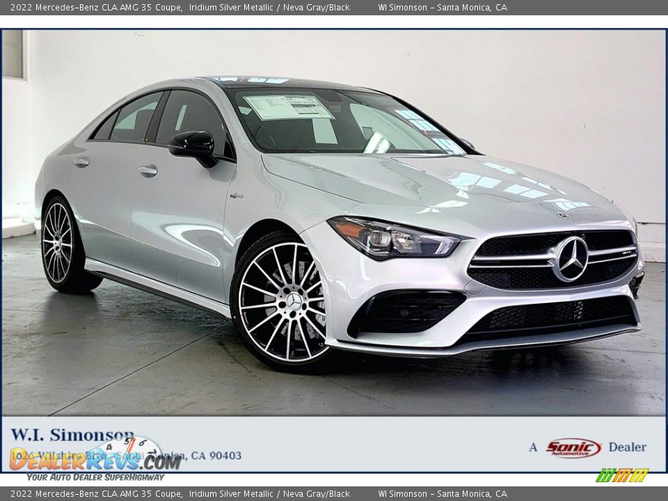 2022 Mercedes-Benz CLA AMG 35 Coupe Iridium Silver Metallic / Neva Gray/Black Photo #1