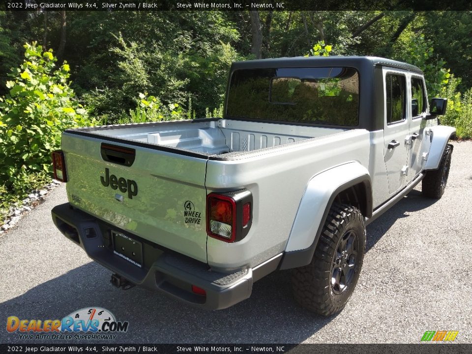 2022 Jeep Gladiator Willys 4x4 Silver Zynith / Black Photo #6