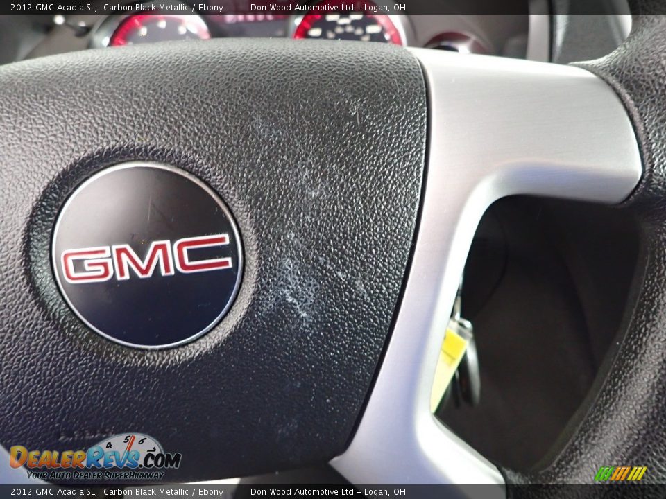 2012 GMC Acadia SL Carbon Black Metallic / Ebony Photo #15