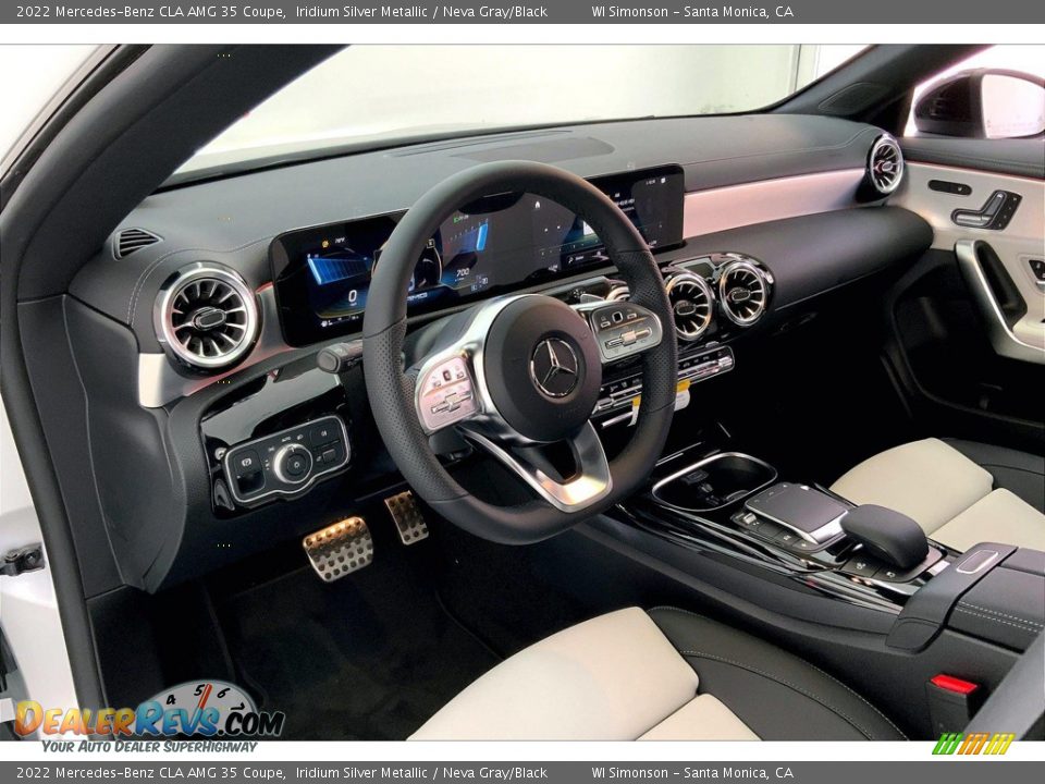 Neva Gray/Black Interior - 2022 Mercedes-Benz CLA AMG 35 Coupe Photo #4
