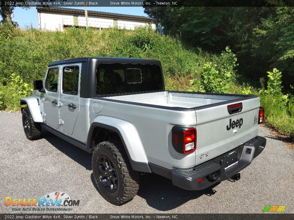 2022 Jeep Gladiator Willys 4x4 Silver Zynith / Black Photo #9