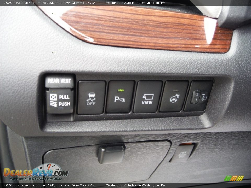 2020 Toyota Sienna Limited AWD Predawn Gray Mica / Ash Photo #21