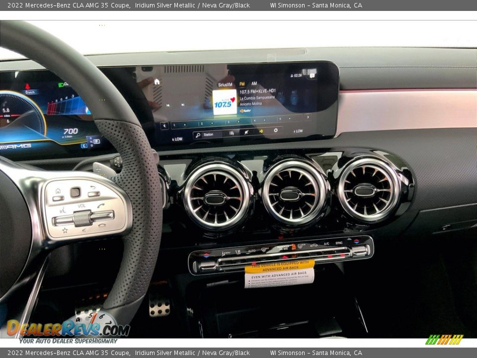 Controls of 2022 Mercedes-Benz CLA AMG 35 Coupe Photo #7