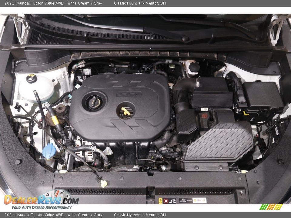 2021 Hyundai Tucson Value AWD White Cream / Gray Photo #18