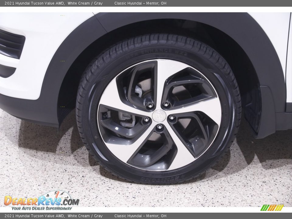 2021 Hyundai Tucson Value AWD White Cream / Gray Photo #19