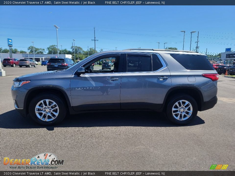 2020 Chevrolet Traverse LT AWD Satin Steel Metallic / Jet Black Photo #16