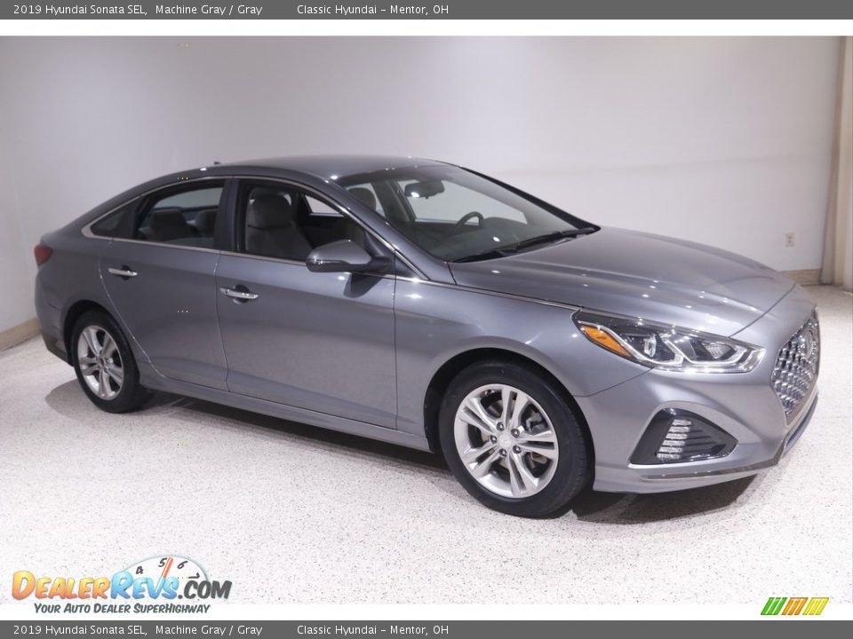2019 Hyundai Sonata SEL Machine Gray / Gray Photo #1