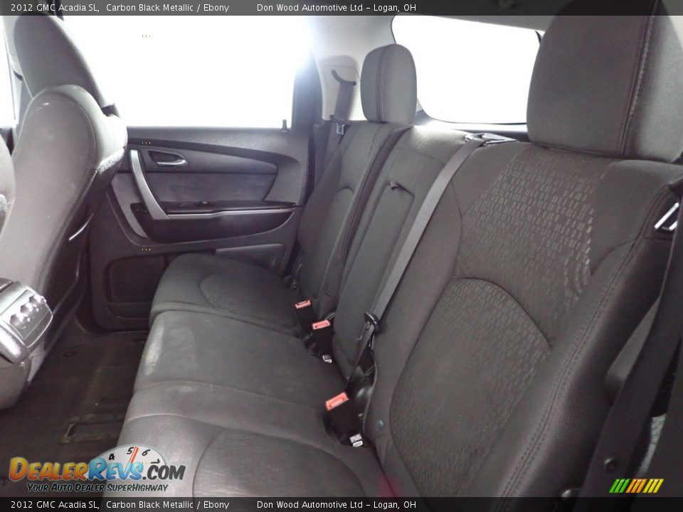 2012 GMC Acadia SL Carbon Black Metallic / Ebony Photo #22