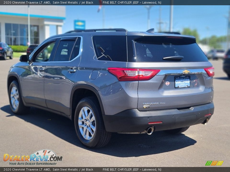 2020 Chevrolet Traverse LT AWD Satin Steel Metallic / Jet Black Photo #18