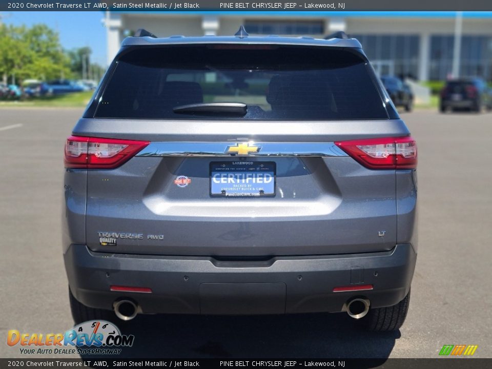 2020 Chevrolet Traverse LT AWD Satin Steel Metallic / Jet Black Photo #19